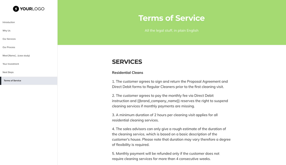 This [Free] Cleaning Service Proposal Template Won $12M of Business