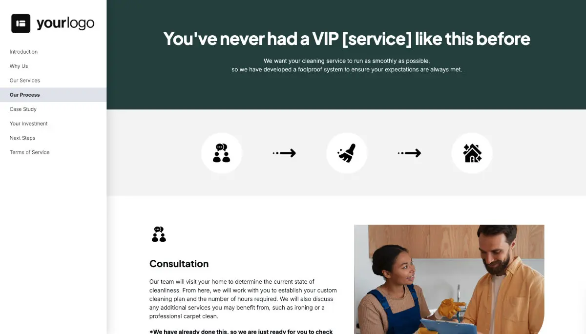 Cleaning Service Proposal Template Slide 5