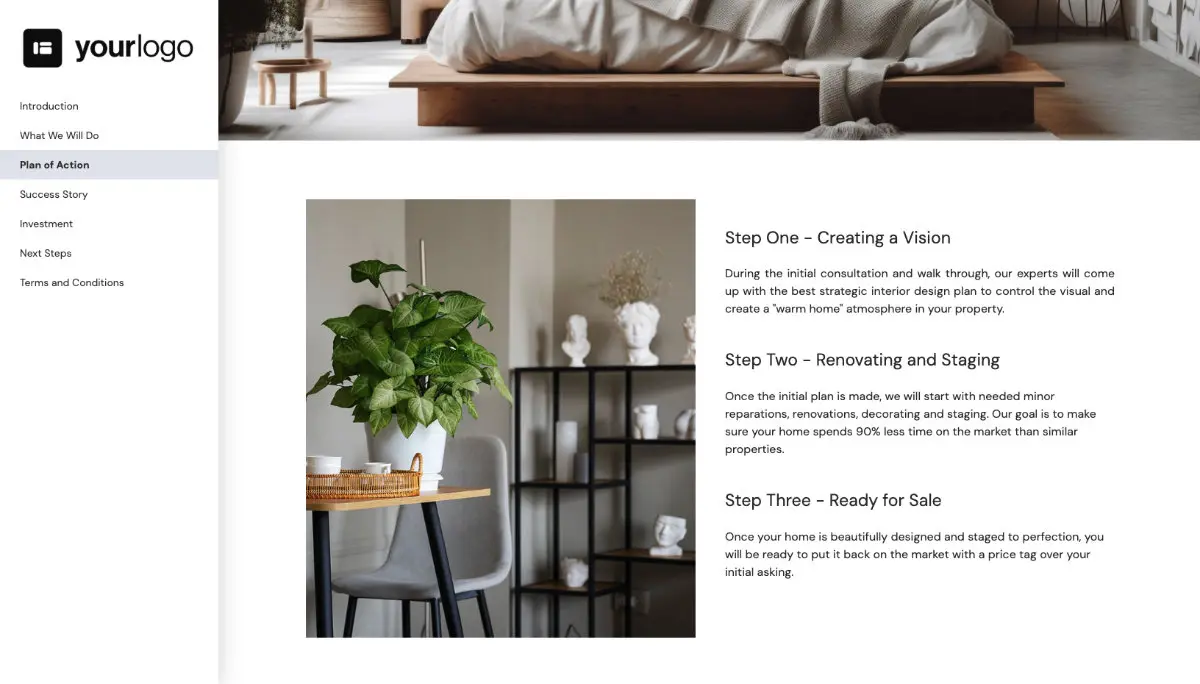 Home Staging Proposal Template Slide 4