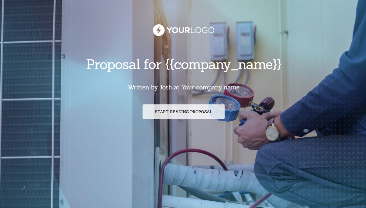 This [Free] HVAC Proposal Template Won 10M of Business