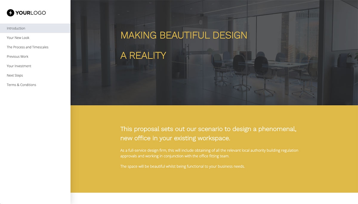 Interior Design Proposal Template, Free Design Proposal Example - Pandadoc