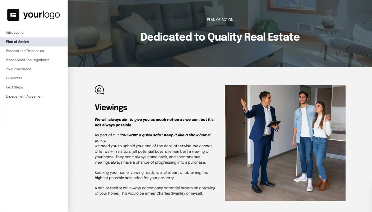 Real Estate Proposal Template Slide 3