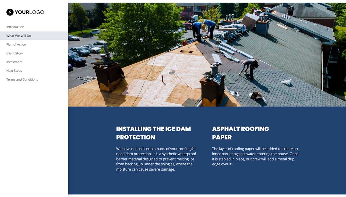 Roofing Proposal Template Slide 3