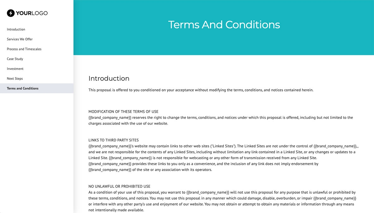 Medical Services Proposal Template - Pre-written contract