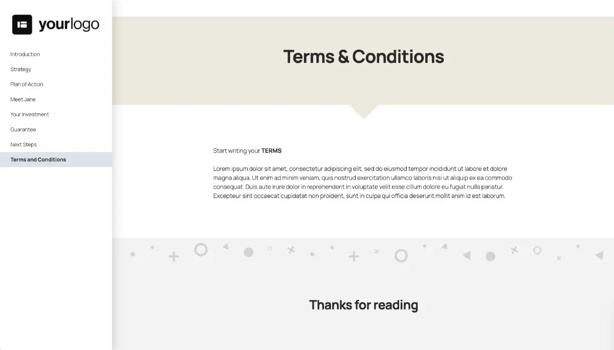 Marketing Automation Proposal Template - Pre-written contract