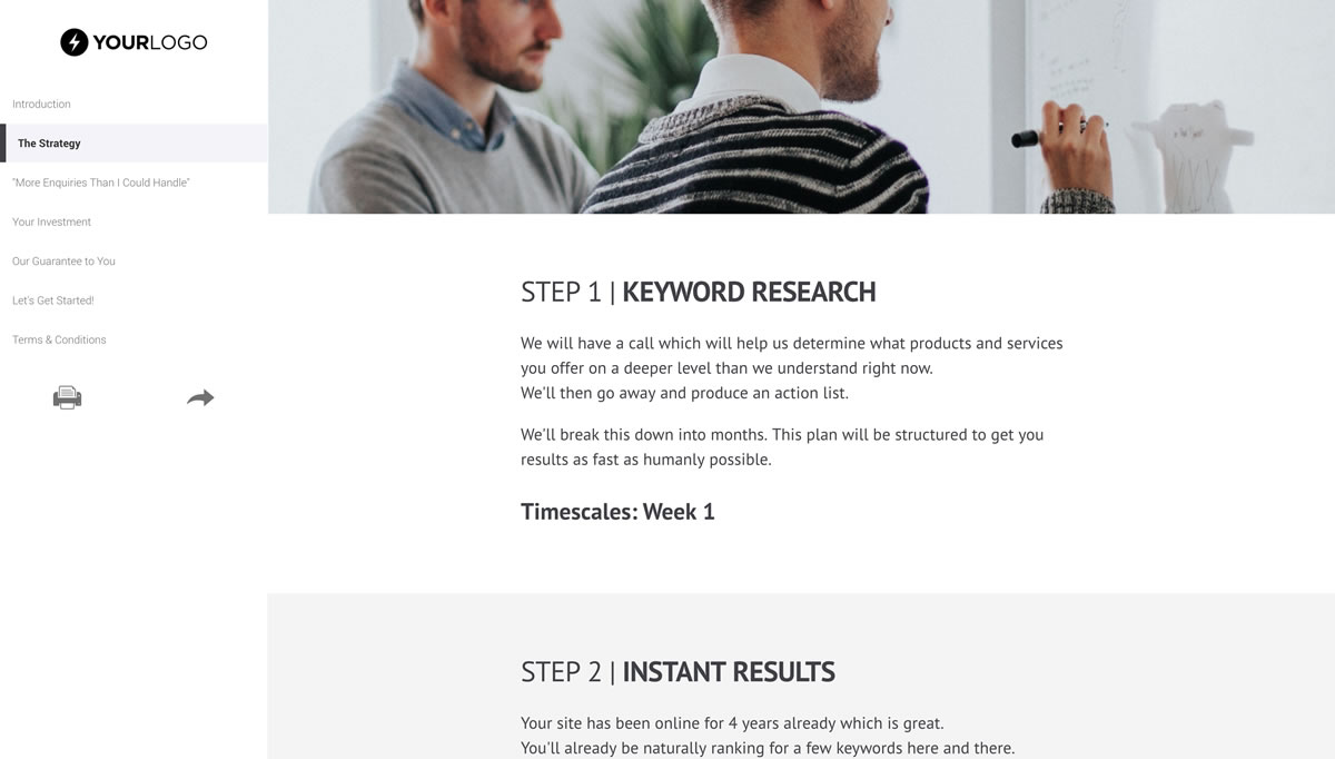 This [Free] SEO Proposal Template Won $23M of Business With Regard To Seo Proposal Template