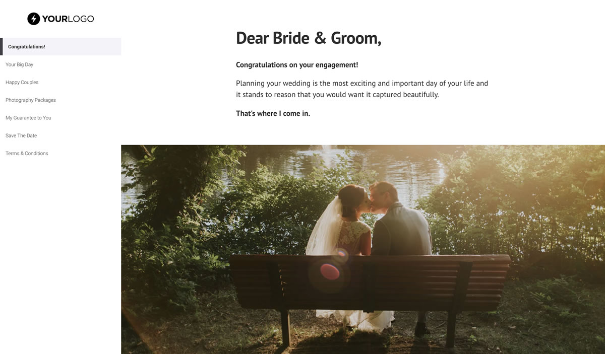 This [Free] Wedding Photography Proposal Template Won $21M of Business With Photography Proposal Template