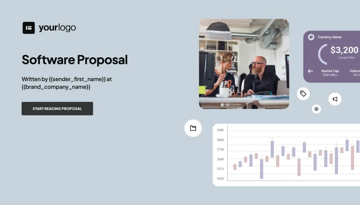 Software Development Proposal Template Slide 1