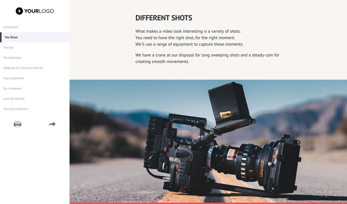 Won $29M Event This of Business [Free] Proposal Filming Template