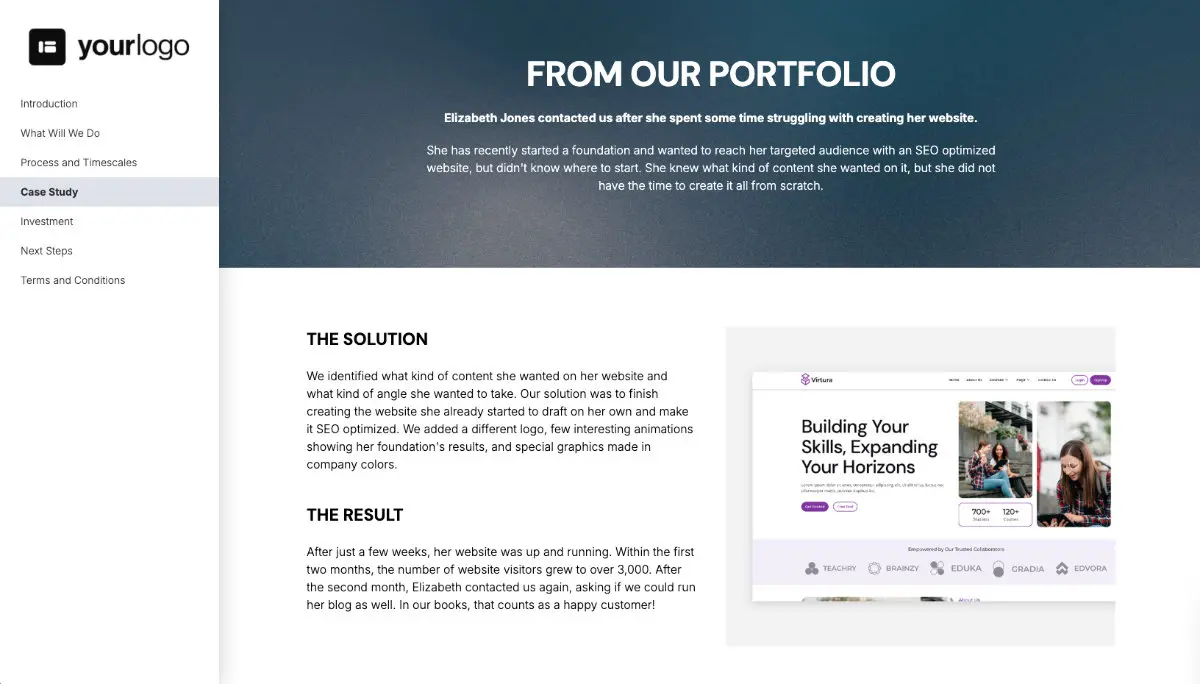Freelance Web Design Proposal Template Slide 5