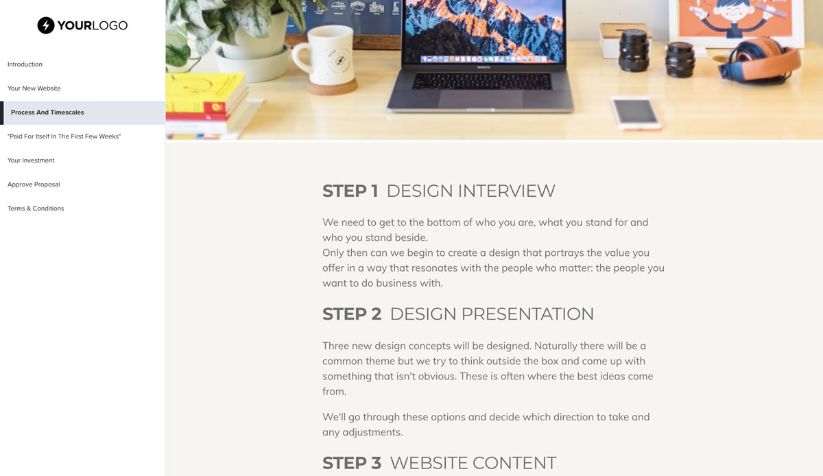 This [Free] Simple Web Design Proposal Template Won $23M of Business Inside Website Design Proposal Template