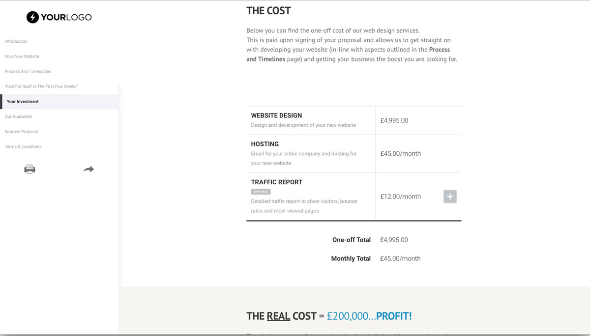 This [Free] Website Design Proposal Template Won $23M of Business With Regard To Website Design Proposal Template