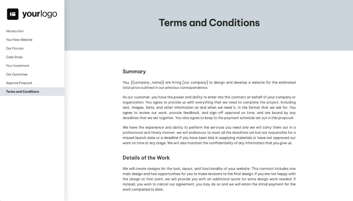 Website Design Proposal Template Slide 9