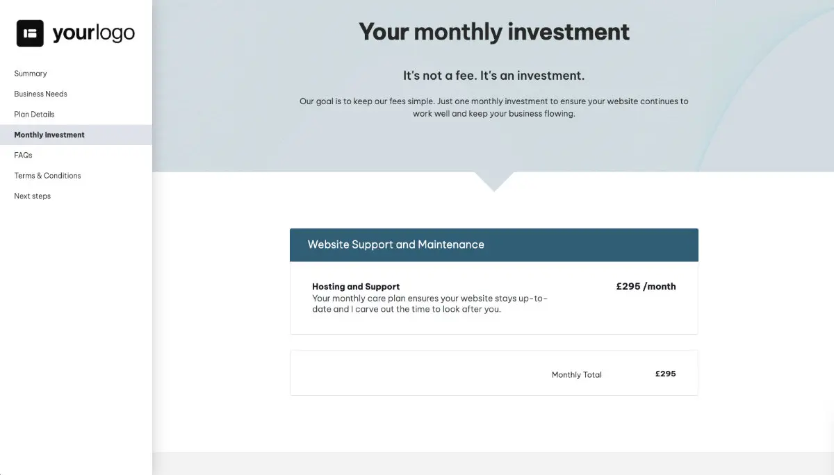Website Support and Maintenance Proposal Template Slide 5