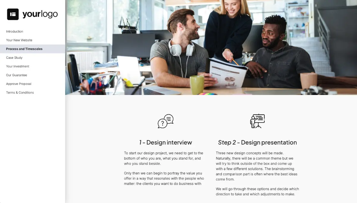 WordPress Web Design Proposal Template Slide 4