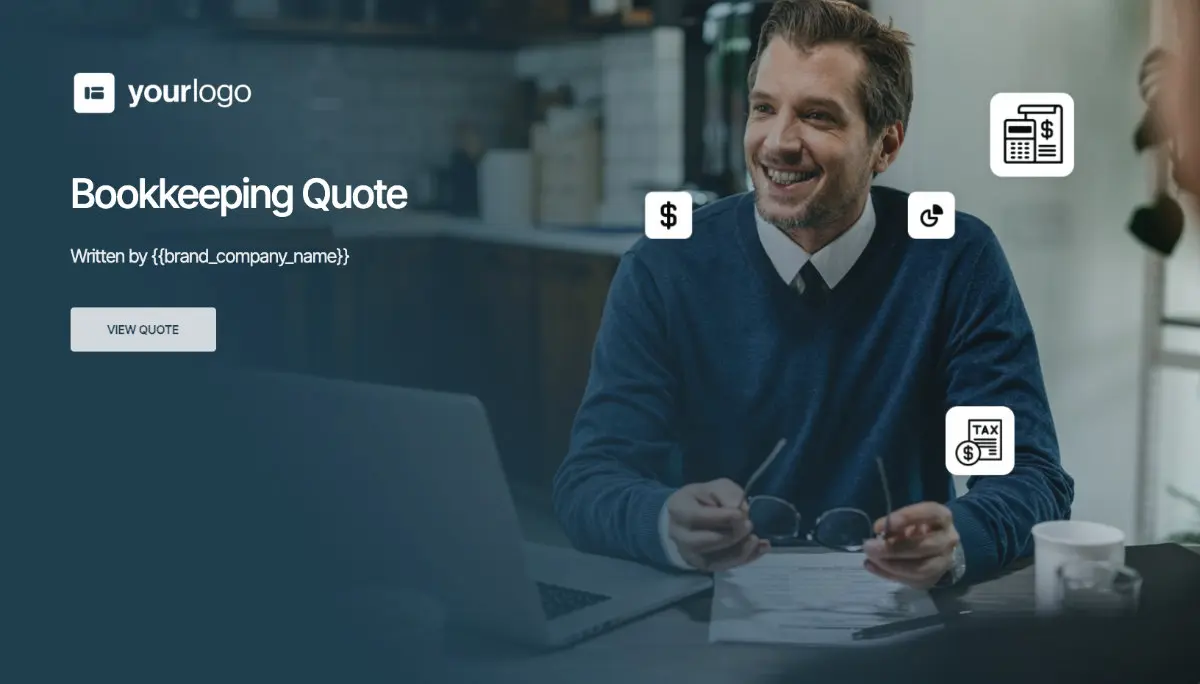 Bookkeeping Quote Template Slide 1