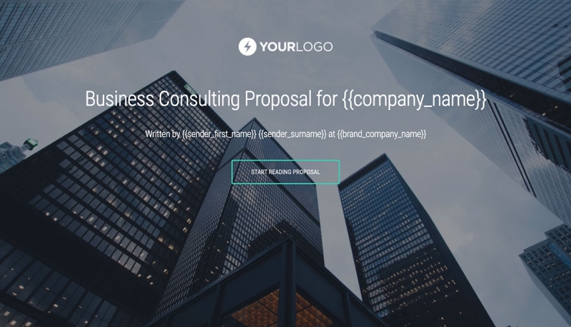 Business Consulting Quote Template Slide 1