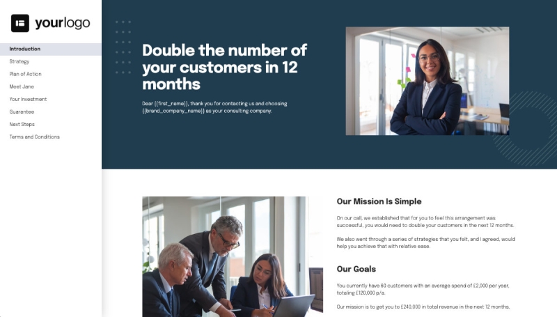 Consulting Quote Template Slide 2