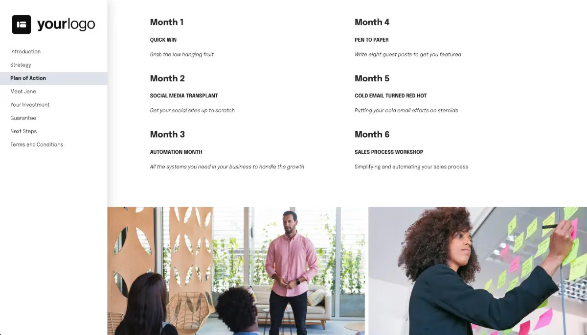 Consulting Quote Template - Process and Timescales