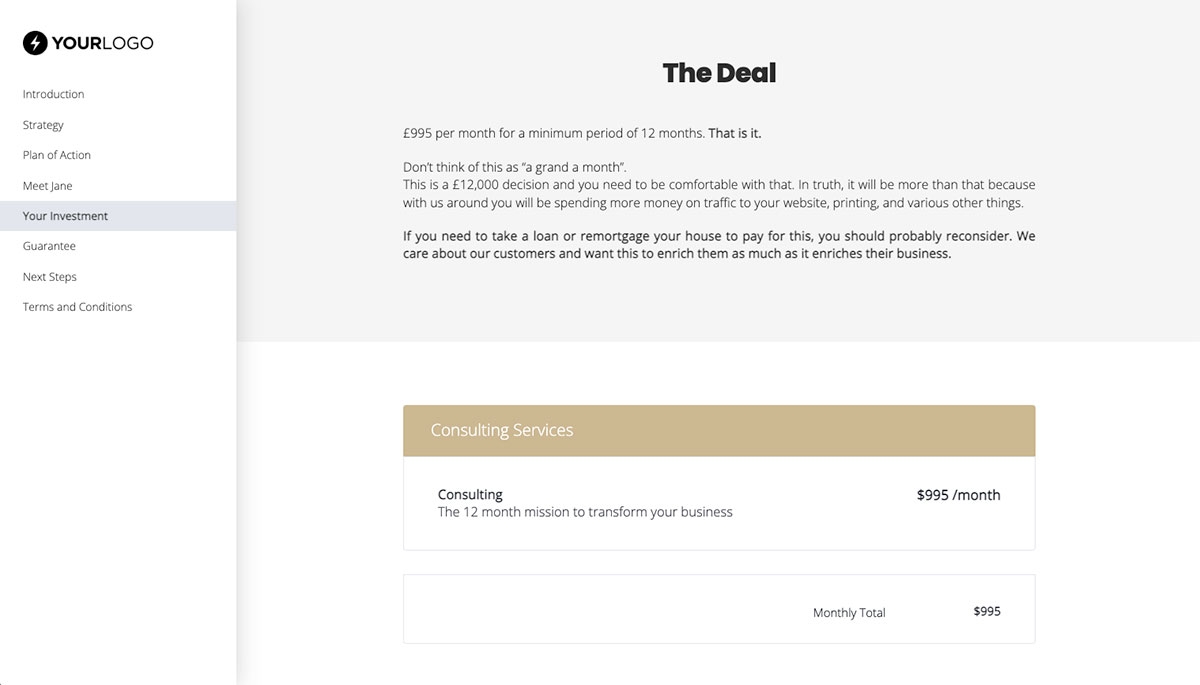 This Free Consulting Quote Template Won $38M of Business