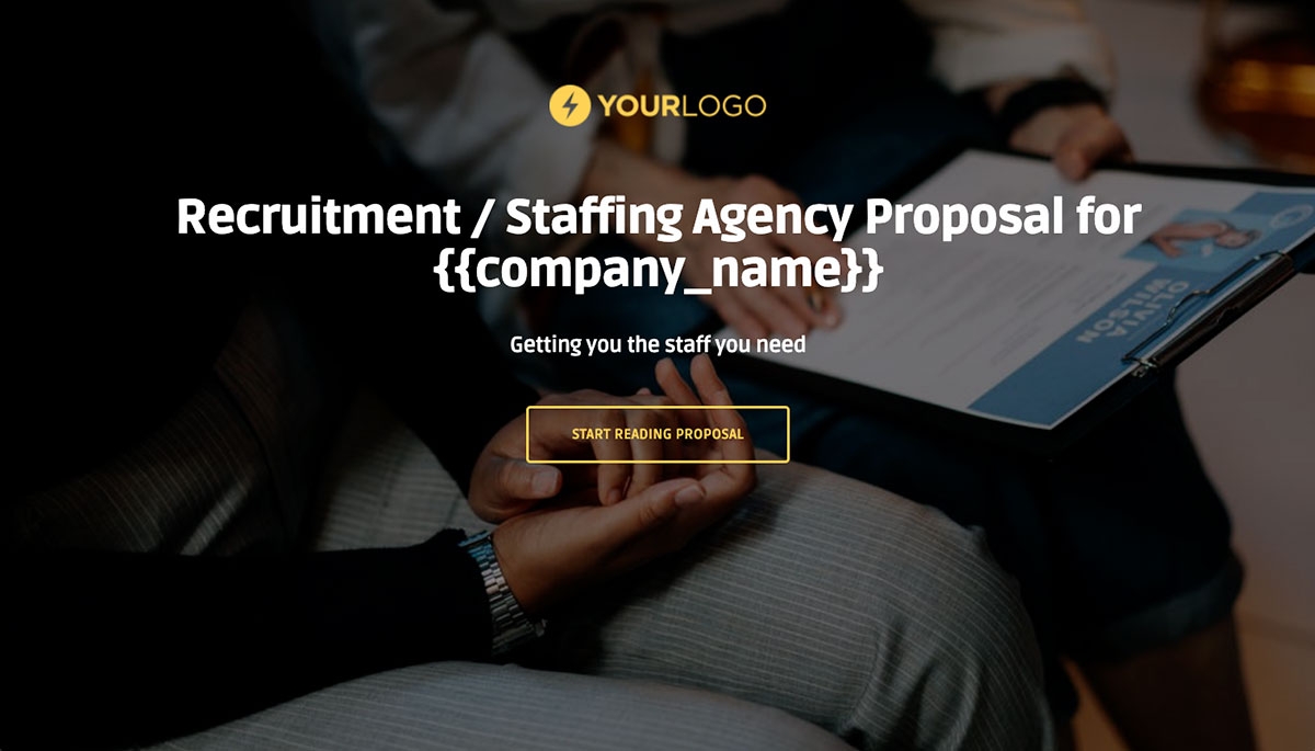 Staffing Agency Quote Template