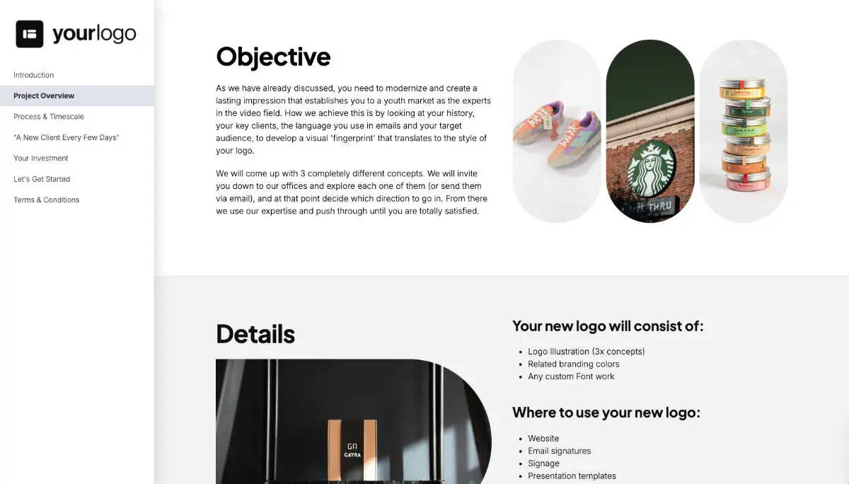 Rebrand Quote Template Slide 3