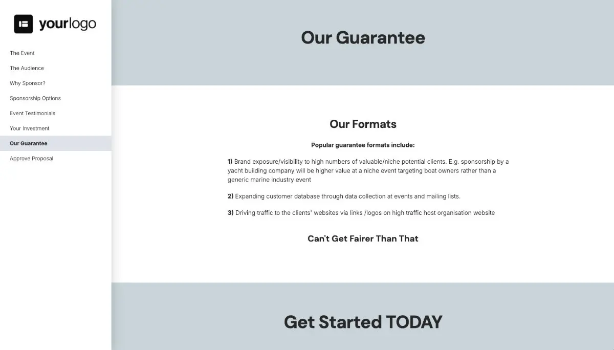 Event Sponsorship Quote Template Slide 8