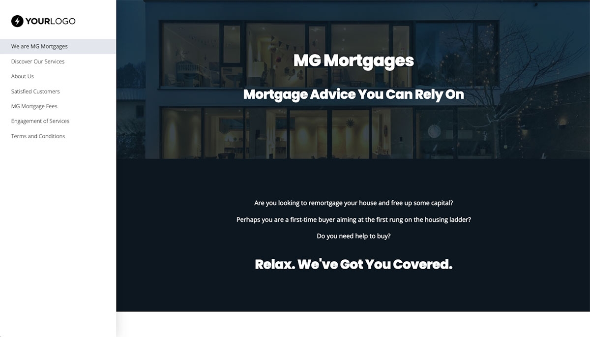 Mortgage Broker Quote Template - Pre-Written Intro and Services Section