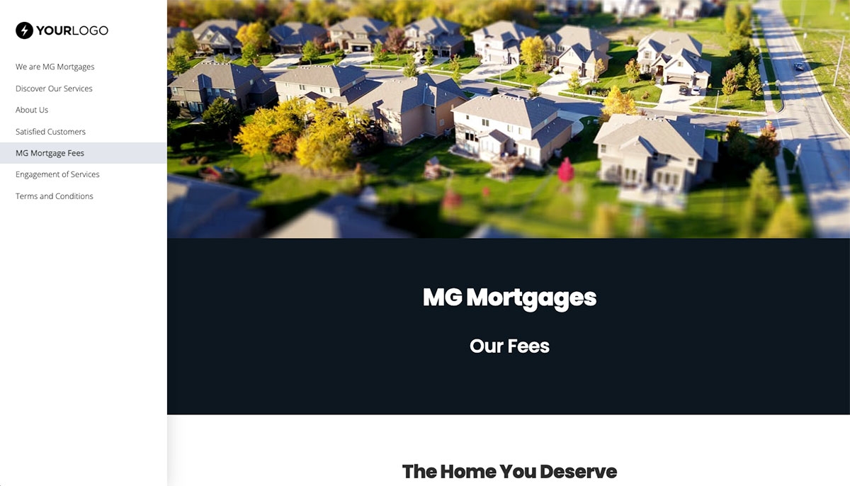 Mortgage Broker Quote Template - Pricing