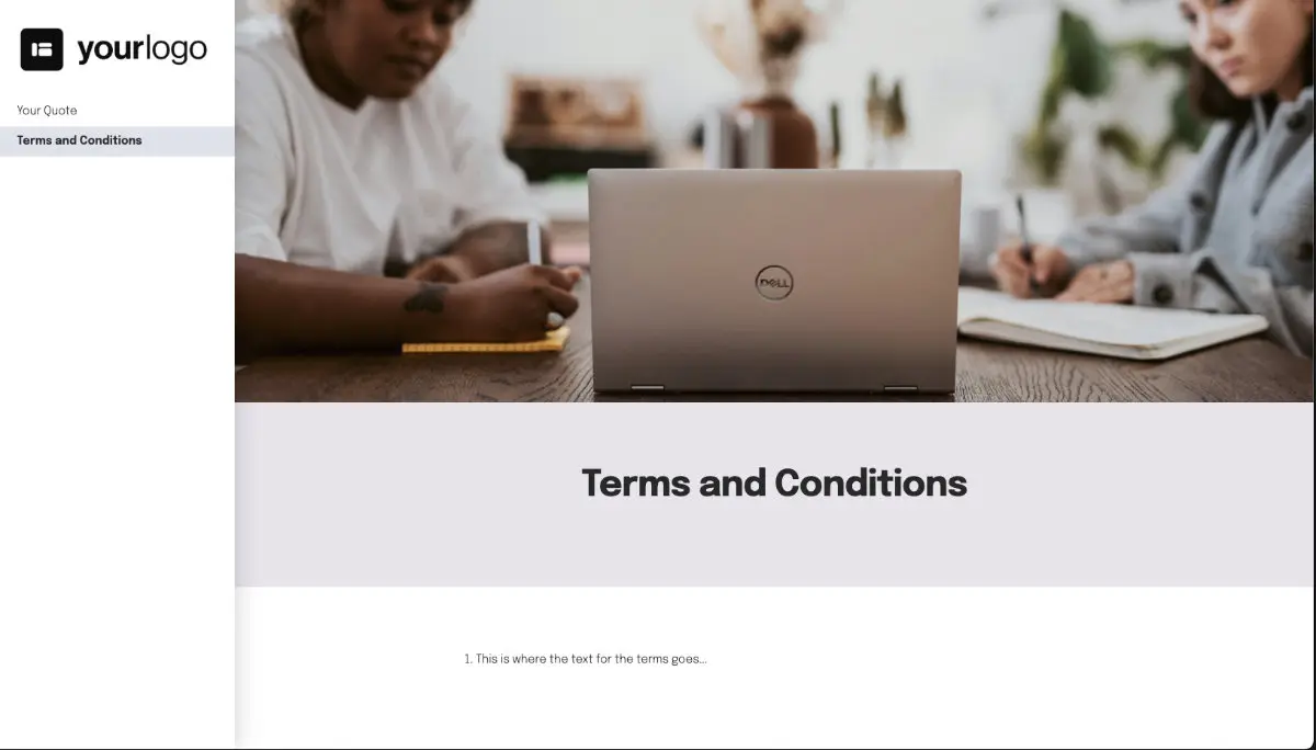 General Quote Template Slide 5
