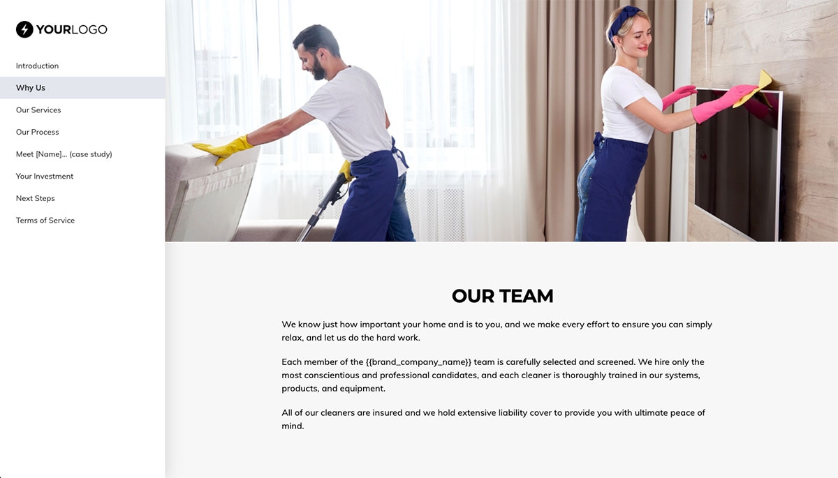 Cleaning Service Quote Template Slide 3