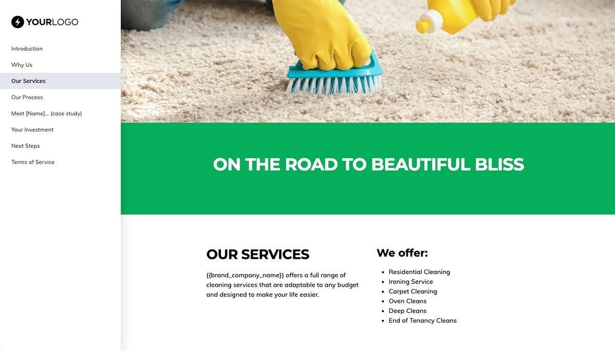 Cleaning Service Quote Template Slide 4