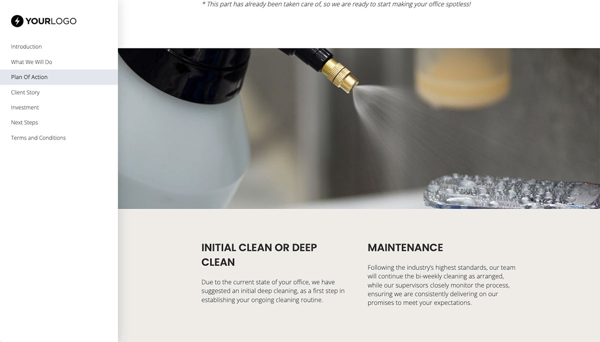 Commercial Cleaning Quote Template Slide 4