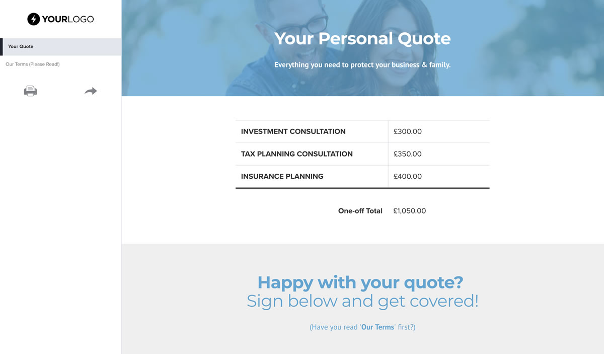 Business Quote Template from betterproposals.io