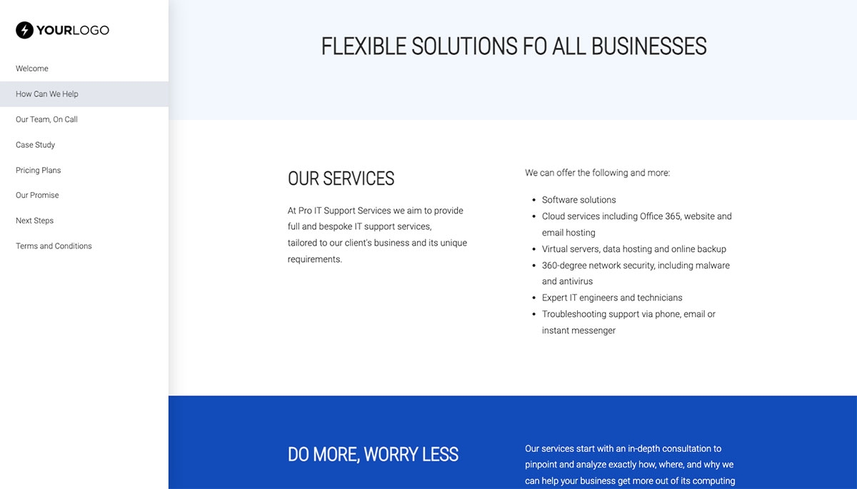 IT Support Services Quote Template Slide 3
