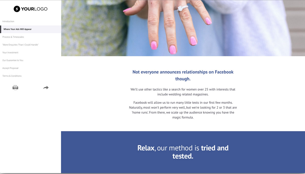 Facebook Ads Quote Template Slide 3