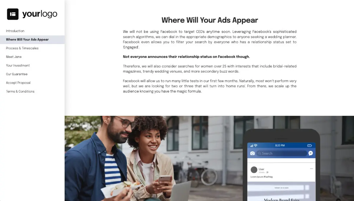 Facebook Ads Quote Template Slide 3