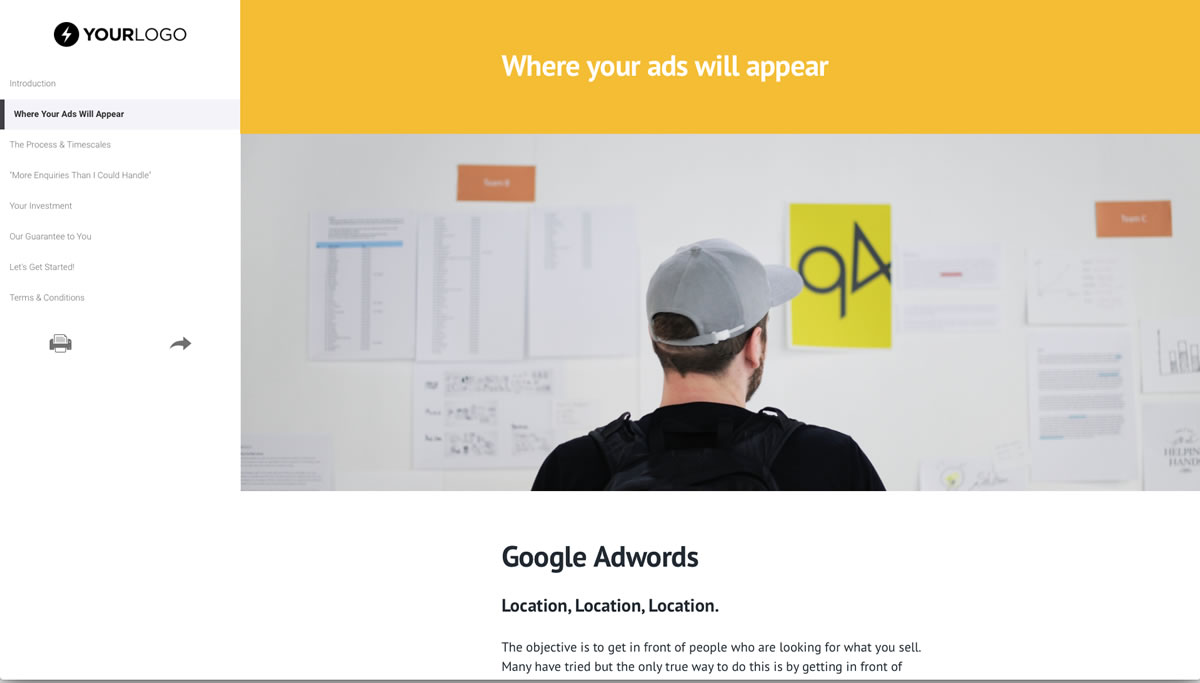 Google Adwords Quote Template Slide 3