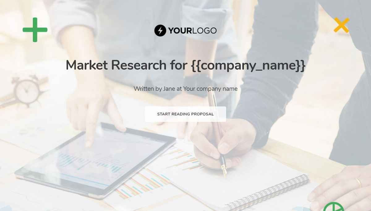 Market Research Quote Template Slide 1