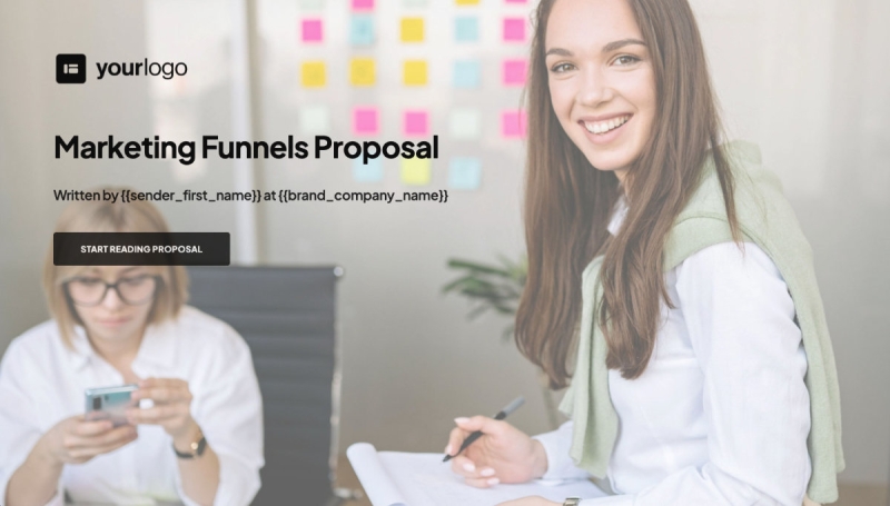 Marketing Funnels Quote Template - Visually Stunning Cover