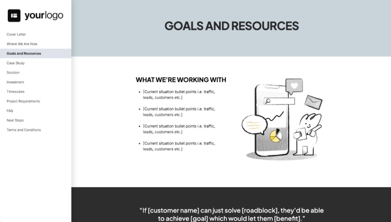 Marketing Funnels Quote Template Slide 4