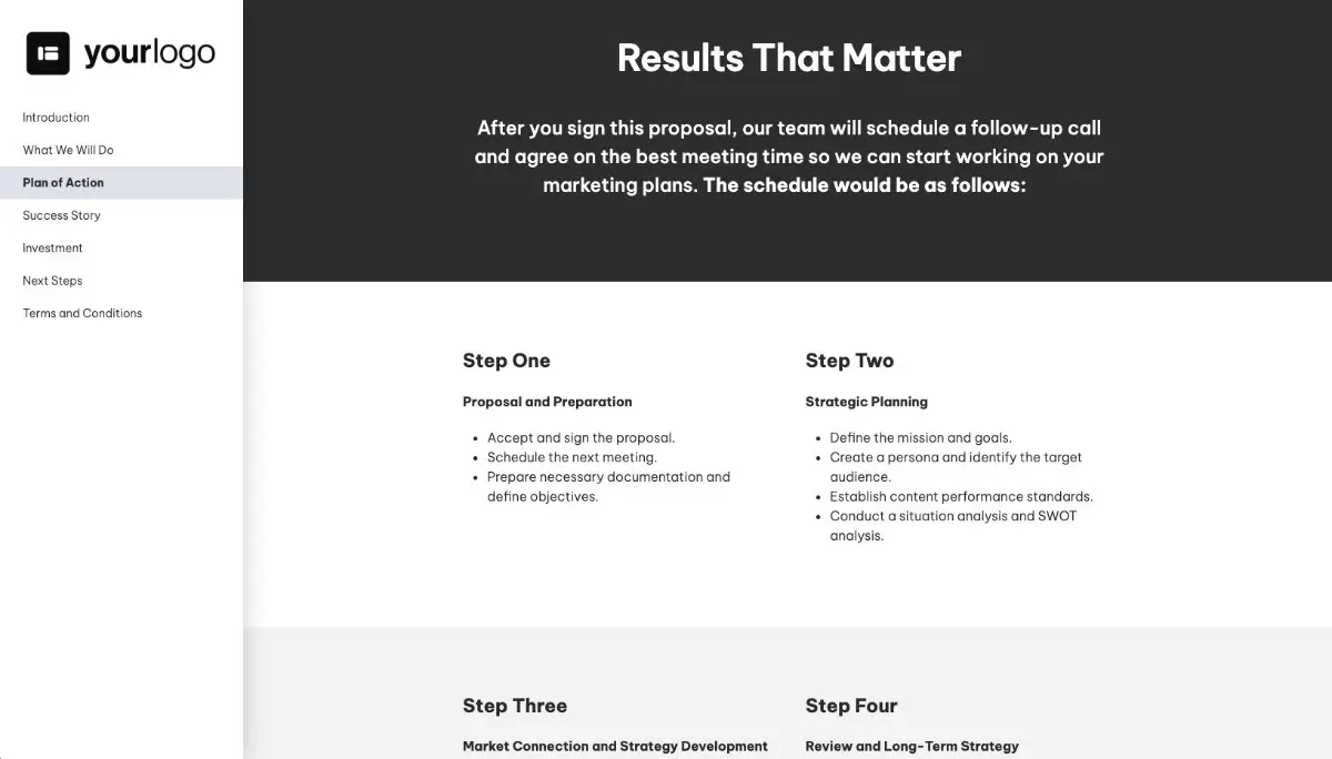 Marketing Plan Quote Template Slide 4