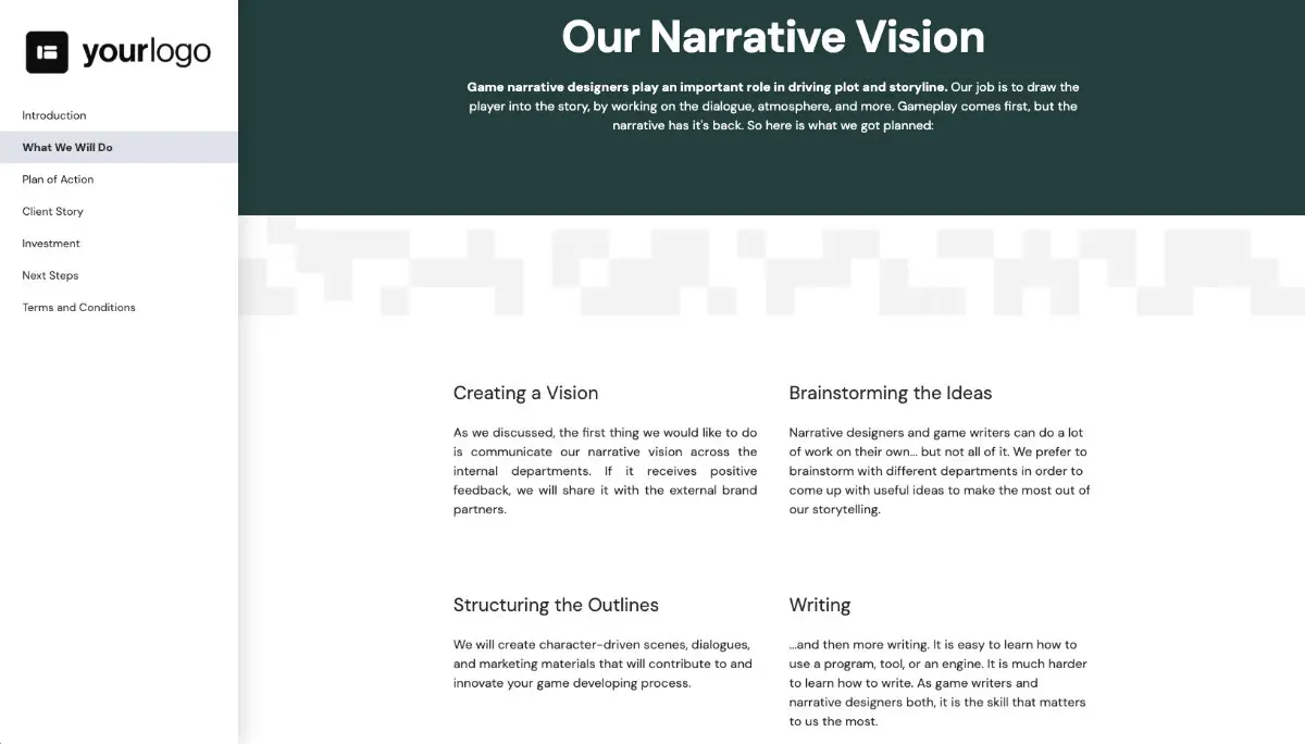 Narrative Quote Template Slide 3