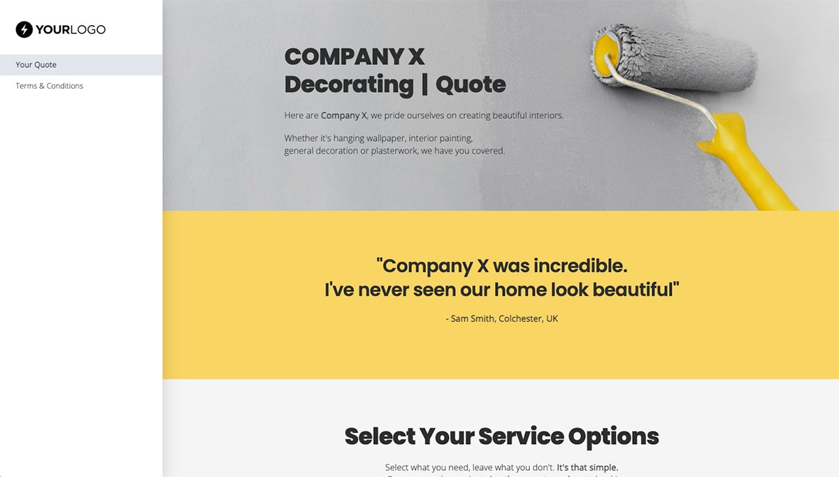 Free Painter and Decorator Quote Template - Better Proposals