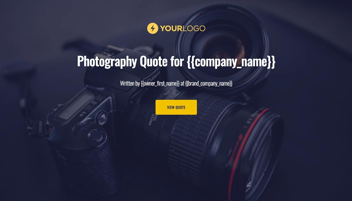 Photography Quote Template - Visually Stunning Cover