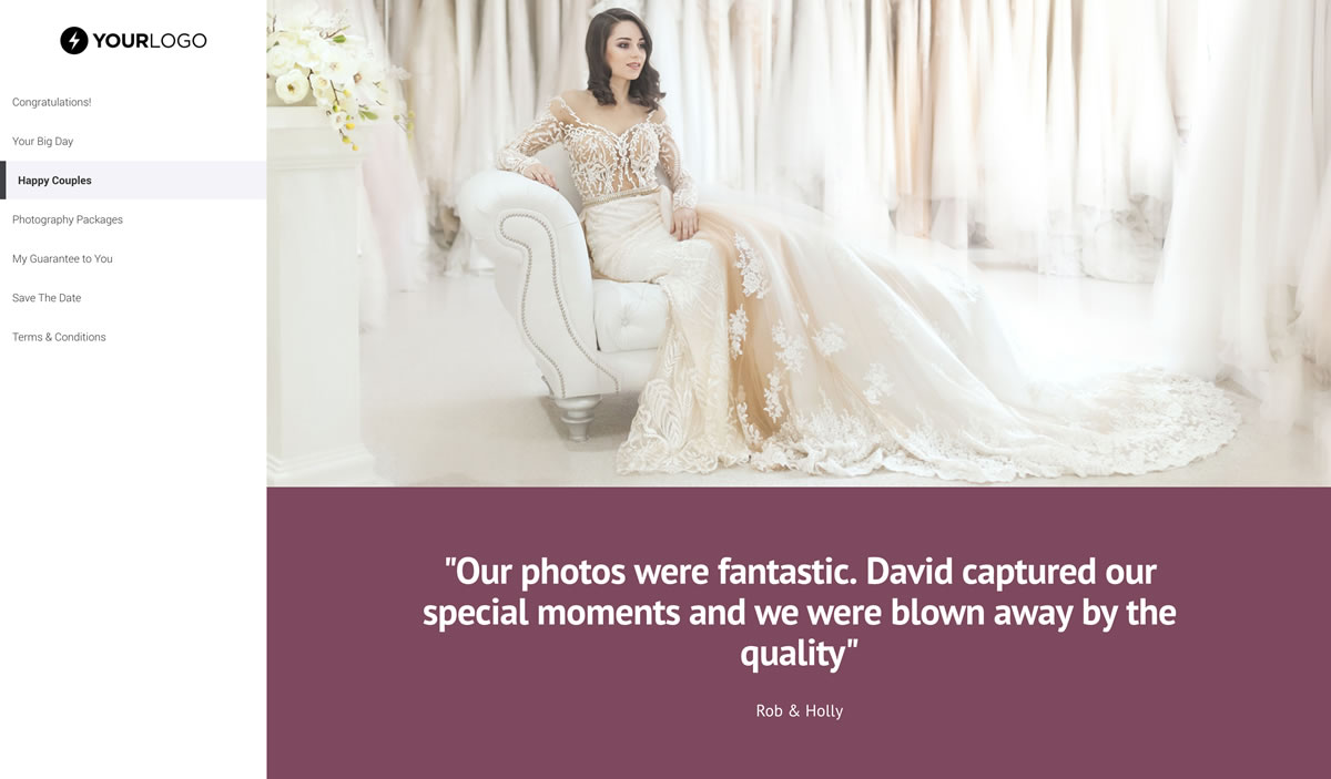 Wedding Photography Quote Template Slide 4