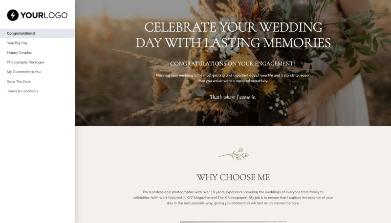 Wedding Photography Quote Template Slide 2