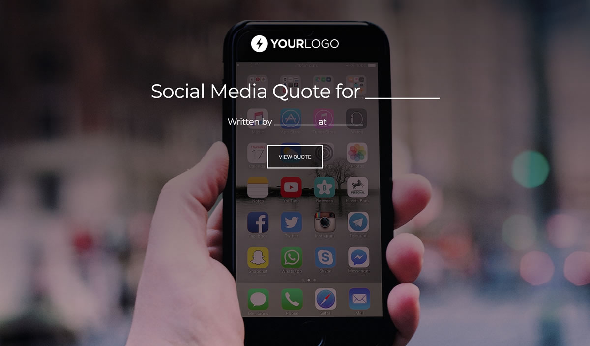 Free Social Media Quote Template Better Proposals