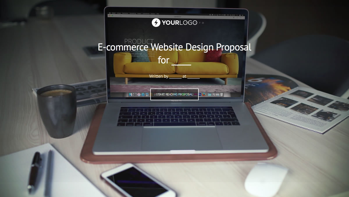 Ecommerce Web Design Quote Template Slide 1