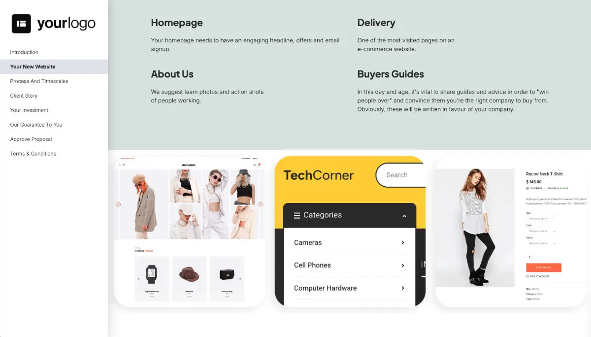 Ecommerce Web Design Quote Template Slide 3